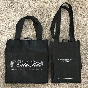 EUC Lot of Two Oregon Wine Bottle Carrier Bags